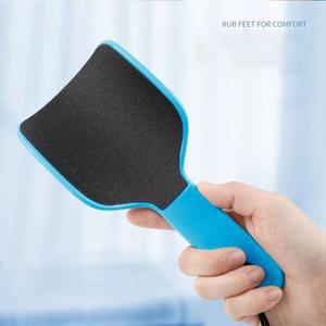 곡선형 발 각질 제거기, 발 각질 및 굳은살 제거용 양면 전문 페디큐어 발 파일, U자형 발 스크러버