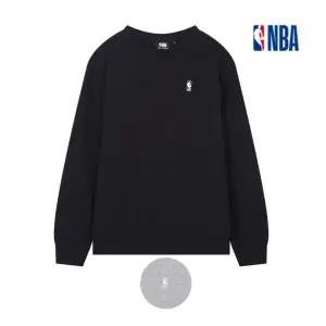 [롯데백화점]엔비에이 남녀공용 맨투맨티 티셔츠 루즈핏 빅사이즈 무지 기본 간절기 (N559ST162P)