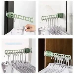 접이식 기숙사 원룸 베란다 창틀 빨래 세탁 건조대 그린 (WFKAEK9)