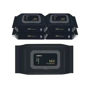 노프러블럼 초간편 살균 실내 세차 티슈 30매 x 4개