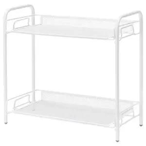 [이케아] 테발렌 수납유닛 2단 화이트 36x17x33 cm