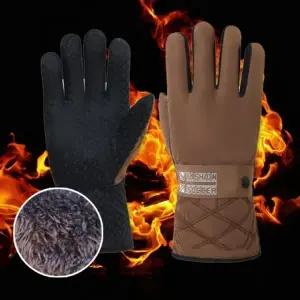 지앤지 두툼한 기모 겨울 방한 장갑 남자 융털 안감 아웃도어 글로브