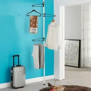 [하프클럽/]원룸행거 작은집 각도조절 원룸 슬림행거 스틸옷걸이 1단