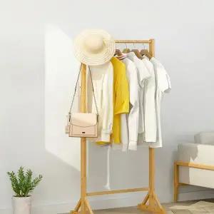 [하프클럽/]우드 옷걸이 메시지형 인테리어 행거 심플 정리함 원룸 스타일