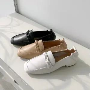 모카신 신발 여성구두 플랫 로퍼 구두 스타일 슈즈