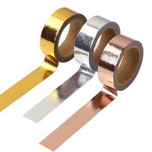 조각 5M 스티커 편지지 골드 일기 접착 테이프 장식 스크랩북 WASHI 마스킹 스탬핑 사진