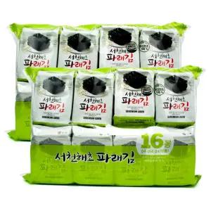 서천 파래김 4g 32봉 도시락 맛김 김 서천김 김반찬 반찬김 파래김 구운김