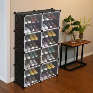 [하프클럽/]도매코 무한확장 조립식 신발장 수납장 2열 8단