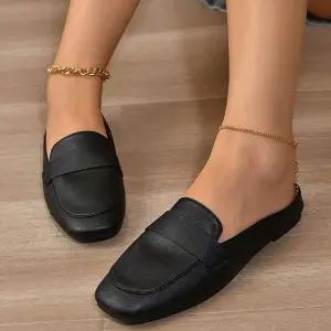 여성 블로퍼 슬리퍼형 캐주얼 데일리 신상 슈즈 (WFKBT64)