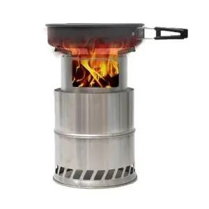 지름 캠핑스토브 20cm 강력화력 스테인리스 강화력스테인스토브 (WFKC4UY)