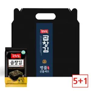 [5+1] 광천김 곱창김 도시락김 16봉 선물세트/조미김/구운김