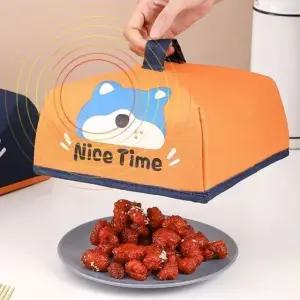 보온푸드커버 음식보호 소형 보온커버 접이식상보 (WFKC498)