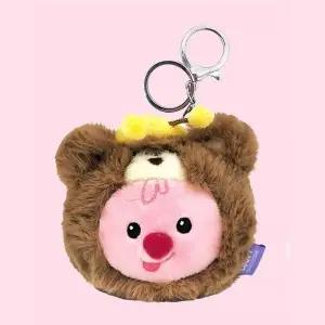 고품질 잔망루피 동물얼굴키링(곰) 캐릭터가방고리 (WFKDRUT)