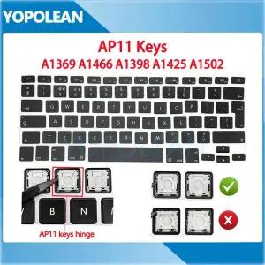 맥북 호환 에어 A1369 A1466 프로 레티나 A1398 A1425 A1502 용 키 키캡 AC07 AP11 2012 2013 2014 년