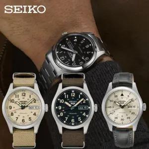 [세이코]스포츠 오토매틱 메탈 가죽 나토밴드 남자시계