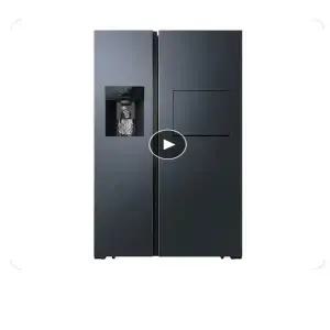 가정용 대용량 공랭식 제빙기, 자동 제빙기, 문짝 이중 냉장고, 572L