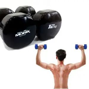 24Kg헬스기구 컬러코팅아령 12Kg 2 컬러아령세트 X 운동기구