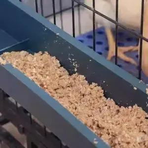 닭 모이통 병아리 조류 급여기 사료통 두꺼운 3칸 60cm