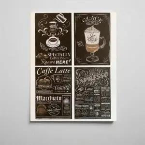 각대 봉투 꾸미기 편지 편지지 서류봉투 페이퍼백 카페스티커