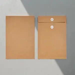 각대 봉투 꾸미기 편지 편지지 서류봉투 페이퍼백 버클형 크라프트