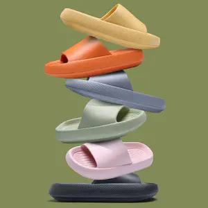 (종류:260(40-41)_핑크)쿠션슬리퍼 소음방지 거실실내화 욕실화 EVA화 푹신한화 EVA 거실화 층간화