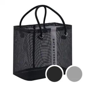 수영장 목욕탕 헬스 샤워 메쉬 접이식 가방 방수 물빠지는 복 세면백