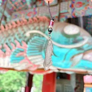 복담은 잉어키링 불교 풍수 열쇠고리 WFIYWWV