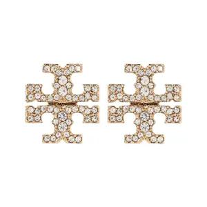 26SS 키라 페이브 스터드 이어링 골드/크리스탈 158535 783