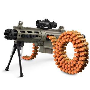 M416 게틀링 자동발사 탄피배출 소프트건 전동 너프건