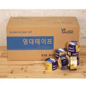 (BOX)영대투명2절테이프(24mmx25m)_50개입