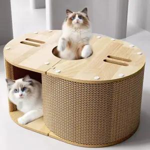 고양이 멀티 원통 스크래처 엘로디 1P 숨숨집 발톱