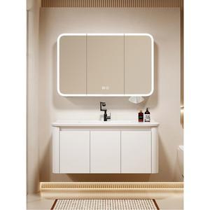 세면대 욕실 하부장 대현 50 세트 세면기 화장실 화이트 수납 거울장 일체형