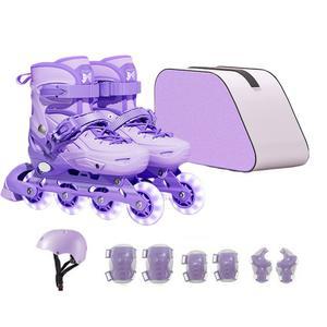 LED 롤러 블레이드 인라인 발광 인라인스케이트 산리오 아동 마이멜로디 4륜 깜박이 야광