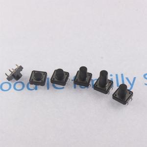 20pcs 12x12 택트 스위치 수직 12*12*4.3/4.5/5/6/7/8/9/10/11/12/13mm 마이크로 4Pin 자체 재설정 푸시 버