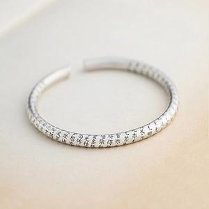 실버 순은팔찌 링 반야심경 불교 각인 레트로 연화 빈티지 육자진언 실버팔찌 부적팔찌