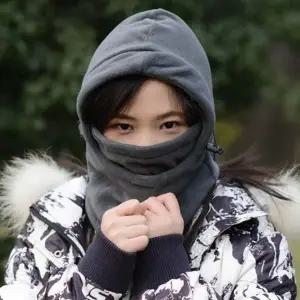 ( )EA 남성 후드형 기모 넥워머 겨울 방한용품 아웃도어