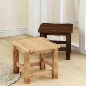 낮은 원목 나무 발판 좌식 의자 목욕 키높이 받침대