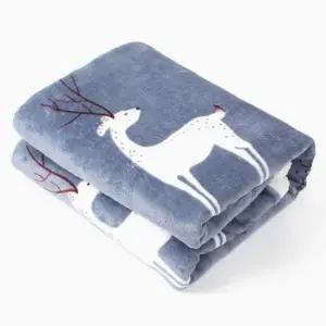 양털담요 극세사 이불담요 순록 소파담요 포근한담요
