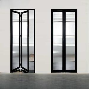 드레스룸문 간이문 통유리 옷장용 1칸 안전문 설치서비스 핸들 출입문 화이트 모던 레버