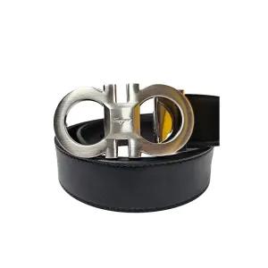 [선물포장] 페라가모 남성 벨트 67-A279 (실버) NERO AUBURN (정품보증,A/S가능)