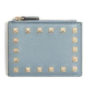 스터드 장식 지퍼 카드지갑 WP0AI8 VSHMXE
