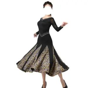 왈츠복 모던 드레스 볼룸 댄스복 스커트 탱고 왈츠