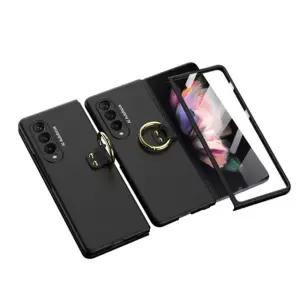 갤럭시Z폴드7 6 5 4 3 가죽링크 골드링 하드케이스