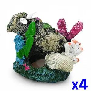 [오너클랜]WL 수족관 관상용 꾸미기 장식품 x4개 수조장식용품