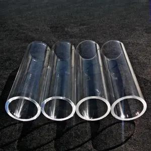 석영 유리관 시야관 고투명성 내열성 고압 저항 폭발 방지 시야관