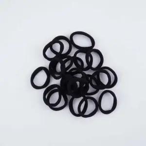 헤어 고무줄 4.5cm 100p 묶음끈 두꺼운머리끈 여성검정머리끈