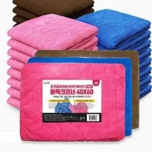 바스필 극세사 청소 손걸레 10장 40x60_24136798