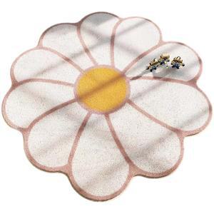 여아방러그 아이방 러그 토끼 플라워 검정 카멜리아 카펫 소품 원형놀이매트 인테리어러그