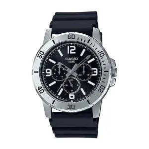 [신세계라이브쇼핑]카시오 MTP-VD300-1B 남성 라운드 아날로그 손목 시계