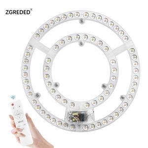 LED 패널 조명 천장 보드 디밍 가능 리모컨 원형 모듈 교체 램프 60W 72W